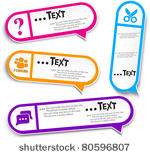 colorful bubble for speech