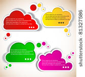 paper speech bubble