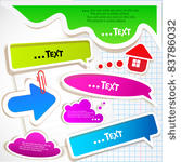 colorful bubbles for speech