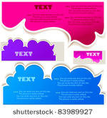 colorful bubbles for speech
