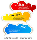 paper speech bubble