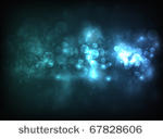 blue horizontal bokeh like blur ...