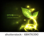 green energy vector design...
