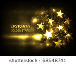 eps10 vector golden stars...