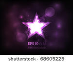 vector star design on a dark...