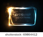 vector energy frame against...