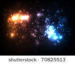 eps10 vector orange and blue...
