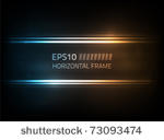 eps10 vector horizontal frame...