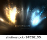 eps10 vector extreme fireworks