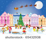 christmas time vector