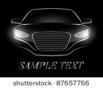 abstract car vector