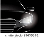 car close up vector