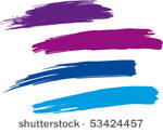 strokes of a paint brush....