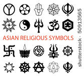 vector. various religious...