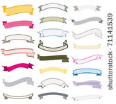set of design elements banners...