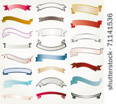 set of design elements banners...