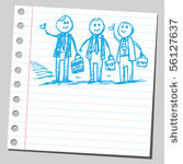 scribble businessmen