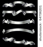 shiny silver banners