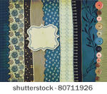 gypsy background with patterned ...