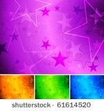 set of bright star backgrounds  ...