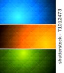 simple abstract banners with...