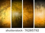 vector textural banners in...