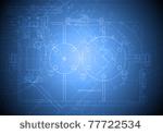 the engineering drawing of a...