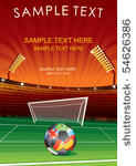 european football  vector...