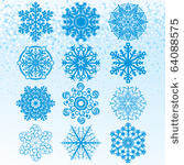 snowflakes collection   vector...