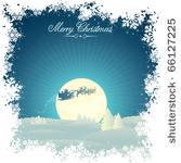 retro styled christmas card...