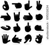 human hand collection ...