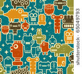 robot and monsters modern...