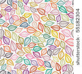 a seamless leaf pattern.