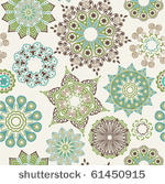 seamless pattern with ornate...