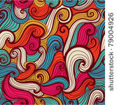 colorful seamless abstract hand ...