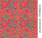 floral seamless ornament ...