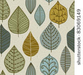 a seamless pattern with leaf...