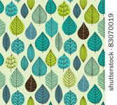 seamless pattern on leaves...
