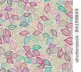 seamless leaf pattern. seamless ...