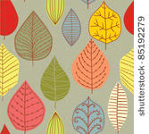 a seamless pattern with leaf...