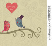beautiful birds in love...