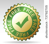 free label. vector eps version...