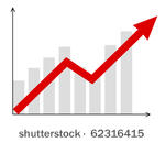 growth vector diagram with red...