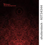 seamless wallpaper pattern  red