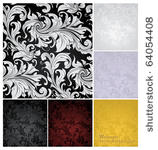 seamless wallpaper pattern  set ...