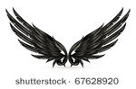 wings black  eps10