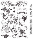 vintage design elements  set
