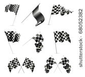 checkered flags set