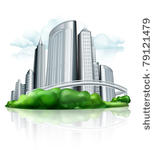 town  vector