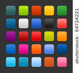 25 colored blank square web 2.0 ...